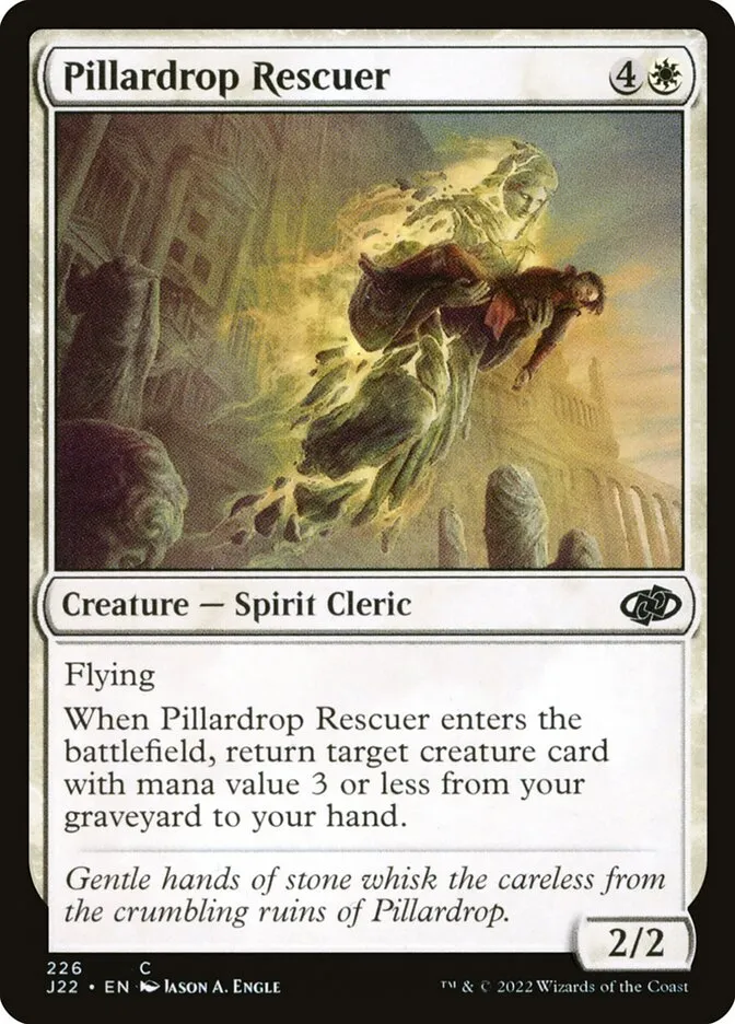 2022 Jumpstart 2022 Pillardrop Rescuer #226 common card image