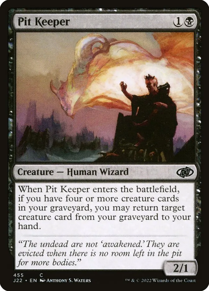 2022 Jumpstart 2022 Pit Keeper common #455 common card image