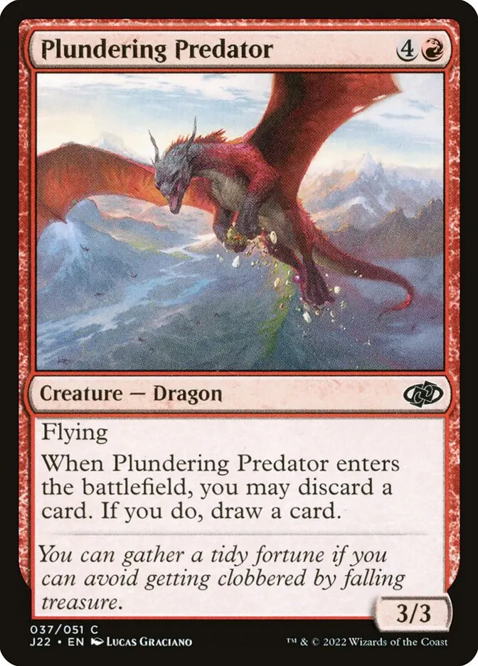2022 Jumpstart 2022 Plundering Predator common #37 common card image