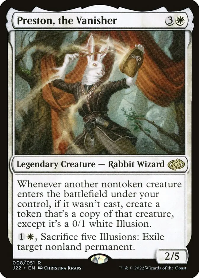 2022 Jumpstart 2022 Preston, the Vanisher #8 rare card image