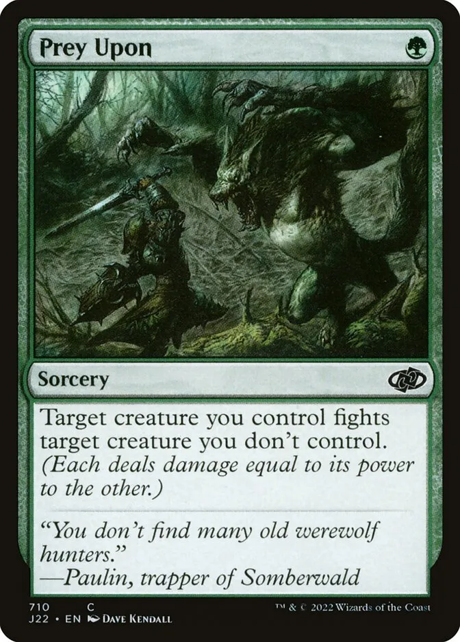 2022 Jumpstart 2022 Prey Upon #710 common card image