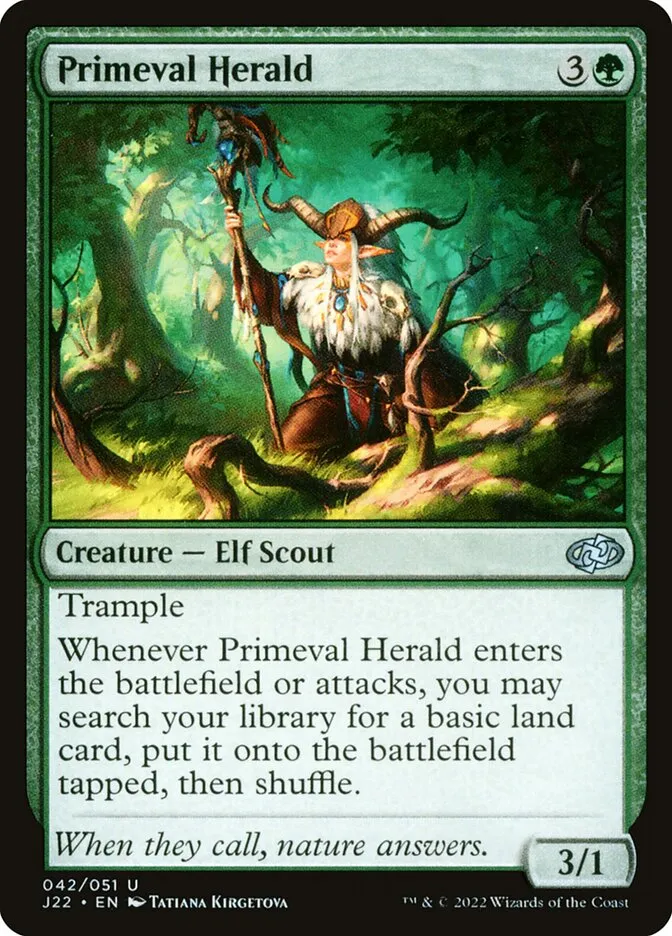 2022 Jumpstart 2022 Primeval Herald #42 uncommon card image