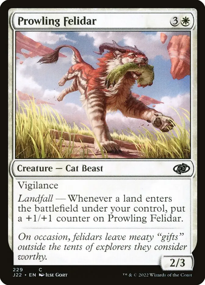 2022 Jumpstart 2022 Prowling Felidar #229 common card image