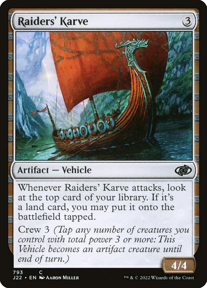 2022 Jumpstart 2022 Raiders' Karve #793 common card image