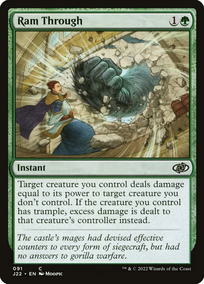 2022 Jumpstart 2022 Ram Through common #91 common card image