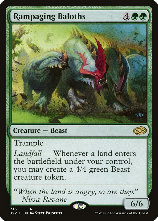 2022 Jumpstart 2022 Rampaging Baloths #715 rare card image