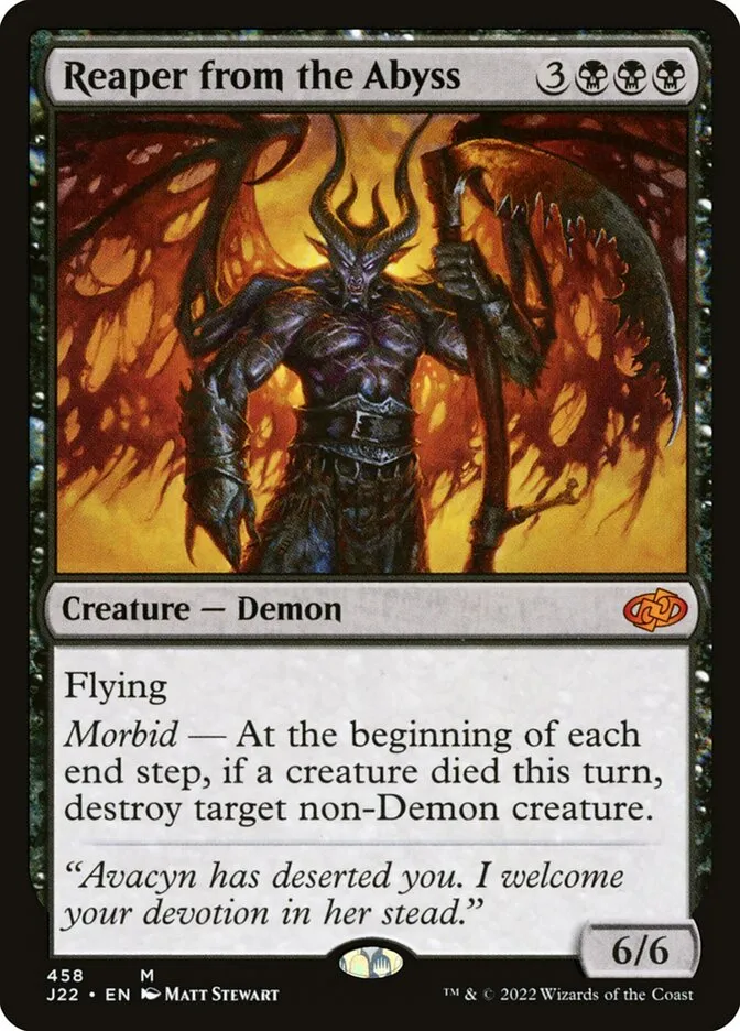 2022 Jumpstart 2022 Reaper from the Abyss #458 mythic card image