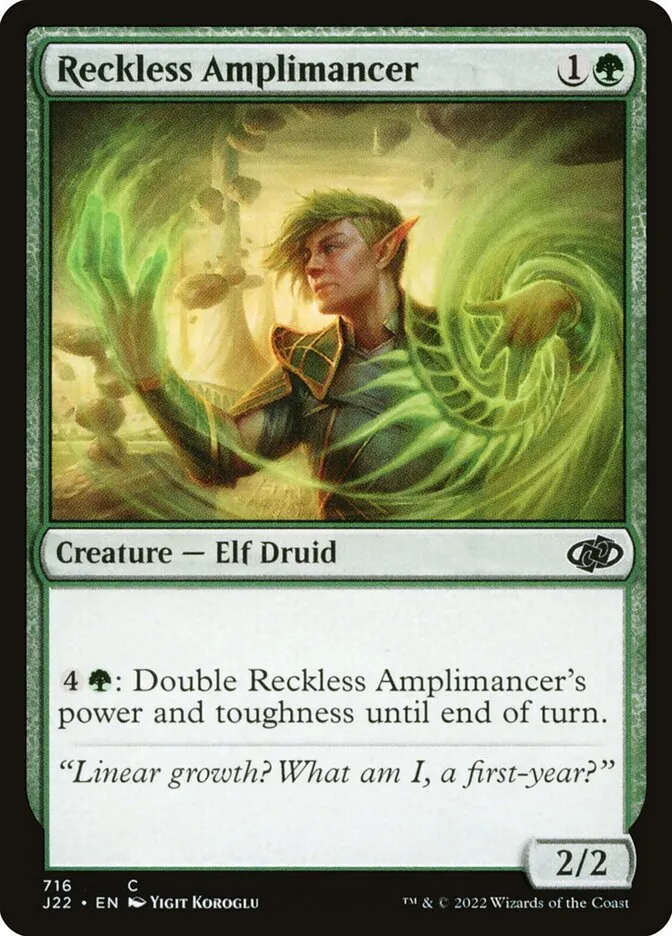 2022 Jumpstart 2022 Reckless Amplimancer common #716 common card image