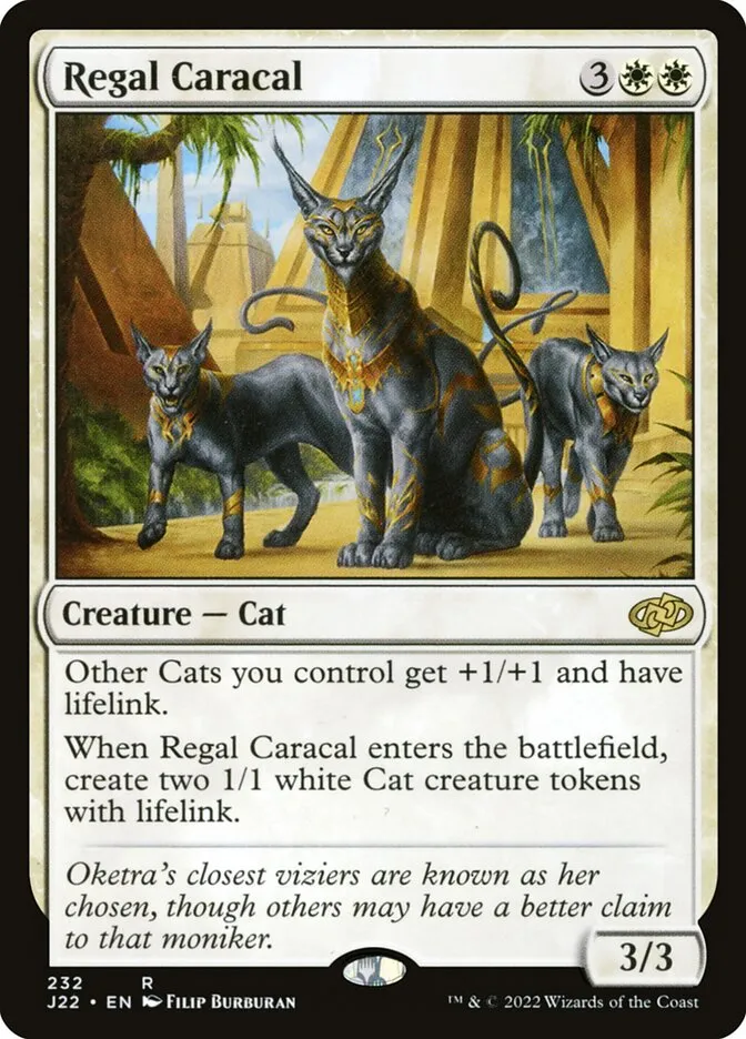 2022 Jumpstart 2022 Regal Caracal #232 rare card image