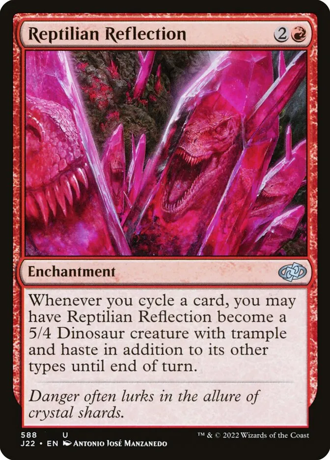 2022 Jumpstart 2022 Reptilian Reflection #588 uncommon card image