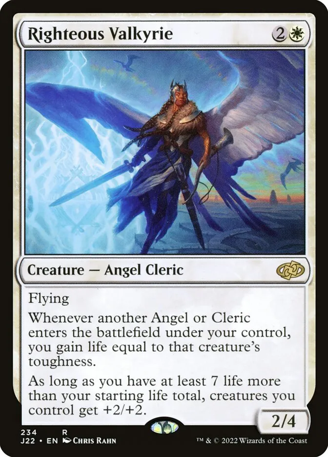 2022 Jumpstart 2022 Righteous Valkyrie #234 rare card image