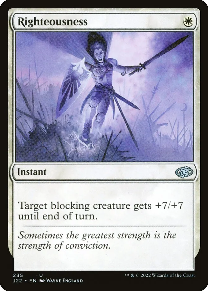 2022 Jumpstart 2022 Righteousness uncommon #235 uncommon card image