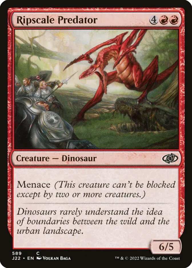 2022 Jumpstart 2022 Ripscale Predator common #589 common card image