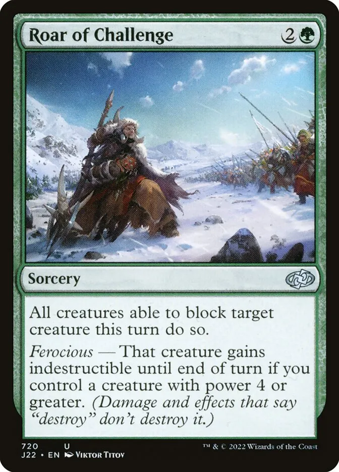 2022 Jumpstart 2022 Roar of Challenge #720 uncommon card image