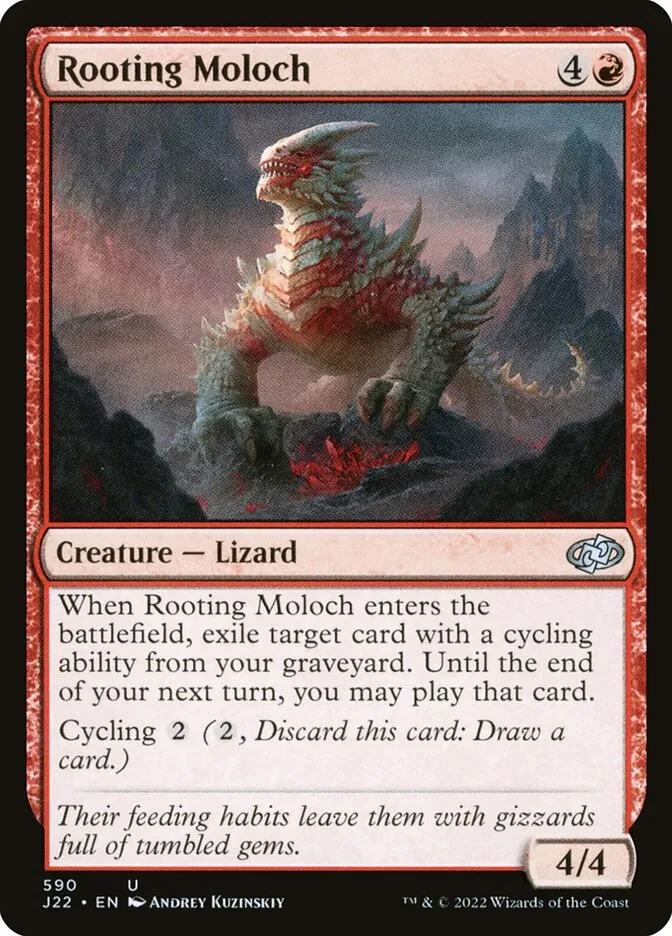 2022 Jumpstart 2022 Rooting Moloch uncommon #590 uncommon card image