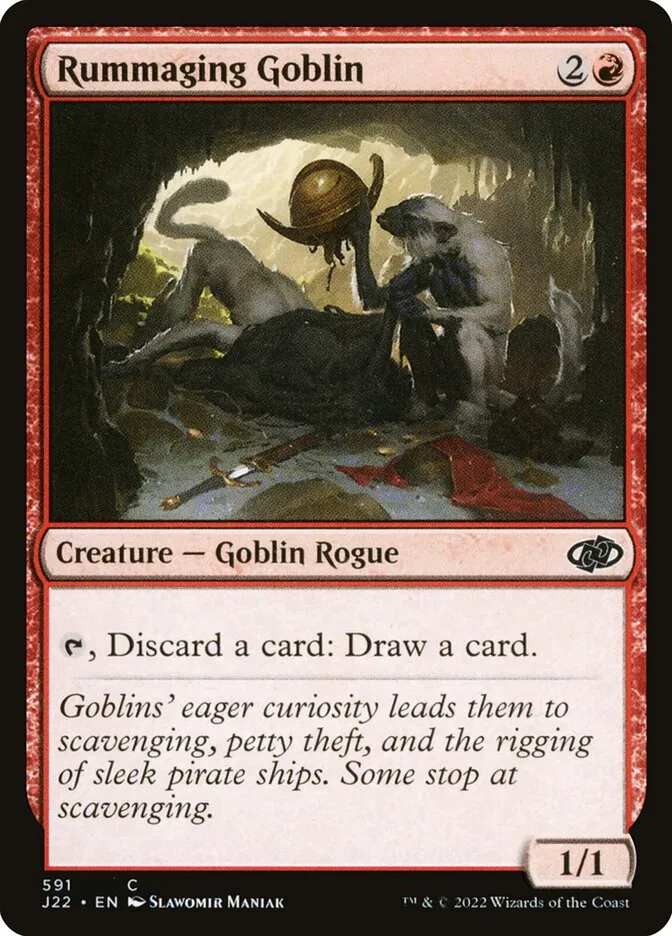 2022 Jumpstart 2022 Rummaging Goblin common #591 common card image