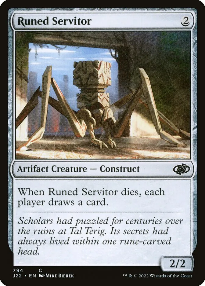 2022 Jumpstart 2022 Runed Servitor common #794 common card image