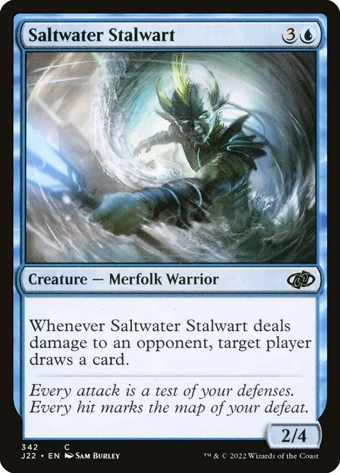 2022 Jumpstart 2022 Saltwater Stalwart #342 common card image