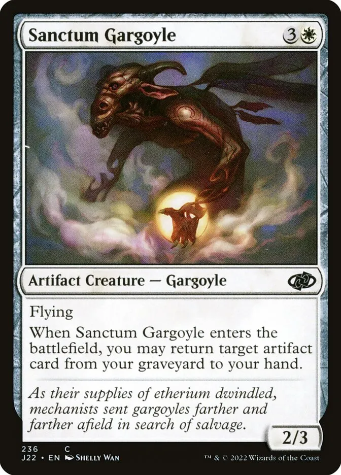 2022 Jumpstart 2022 Sanctum Gargoyle #236 common card image