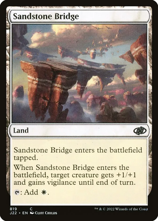 2022 Jumpstart 2022 Sandstone Bridge #819 common card image