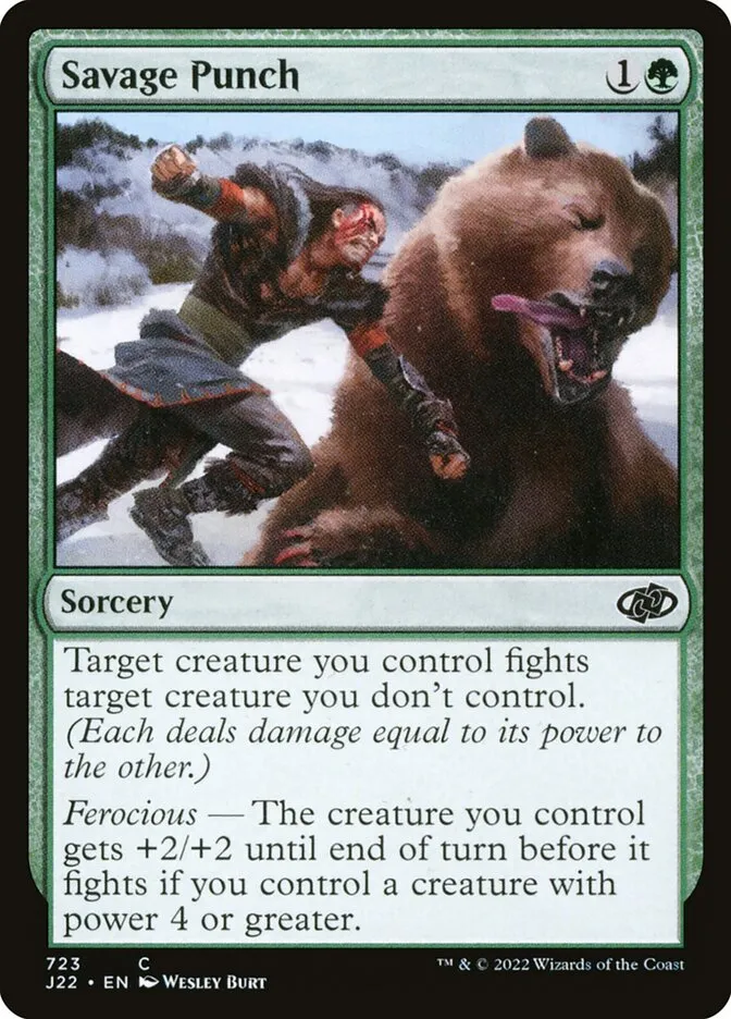 2022 Jumpstart 2022 Savage Punch #723 common card image