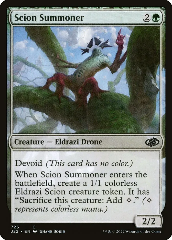 2022 Jumpstart 2022 Scion Summoner #725 common card image