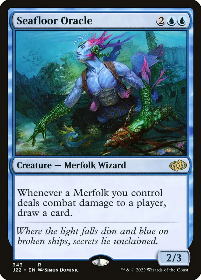 2022 Jumpstart 2022 Seafloor Oracle #343 rare card image
