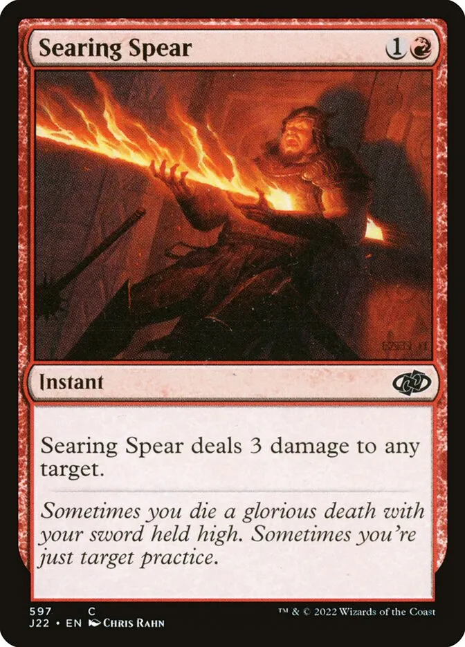 2022 Jumpstart 2022 Searing Spear common #597 common card image