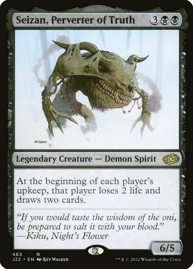 2022 Jumpstart 2022 Seizan, Perverter of Truth #463 rare card image