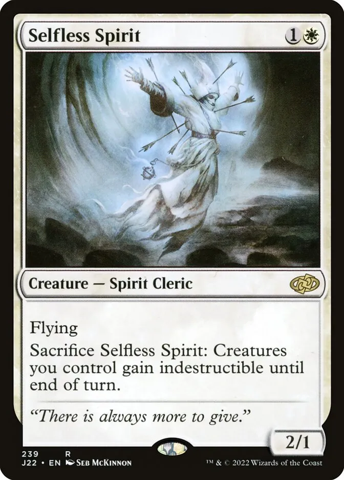 2022 Jumpstart 2022 Selfless Spirit #239 rare card image
