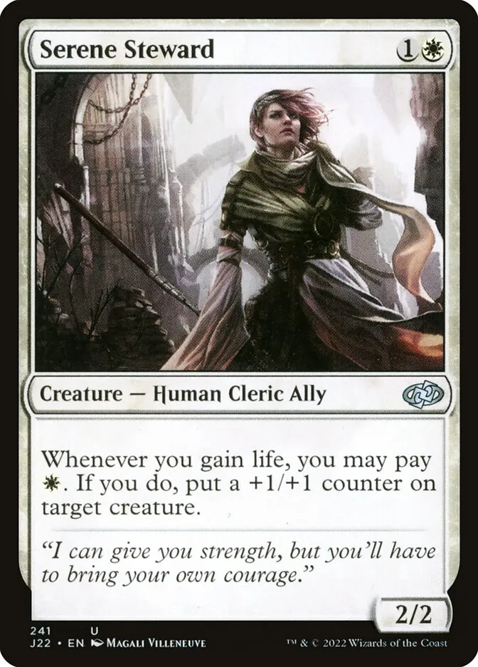 2022 Jumpstart 2022 Serene Steward #241 uncommon card image