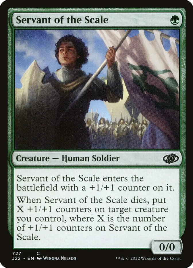 2022 Jumpstart 2022 Servant of the Scale #727 common card image