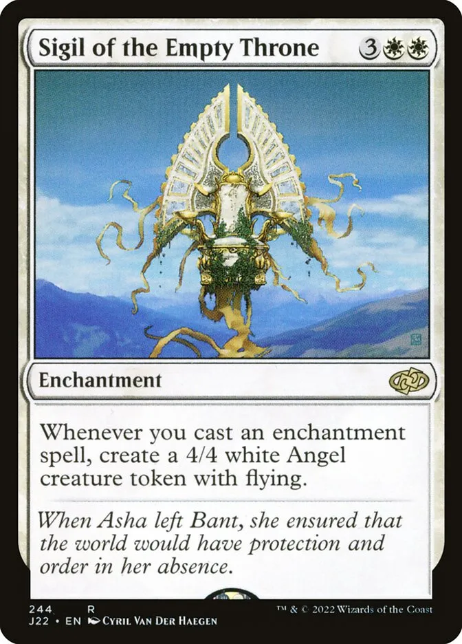 2022 Jumpstart 2022 Sigil of the Empty Throne #244 rare card image