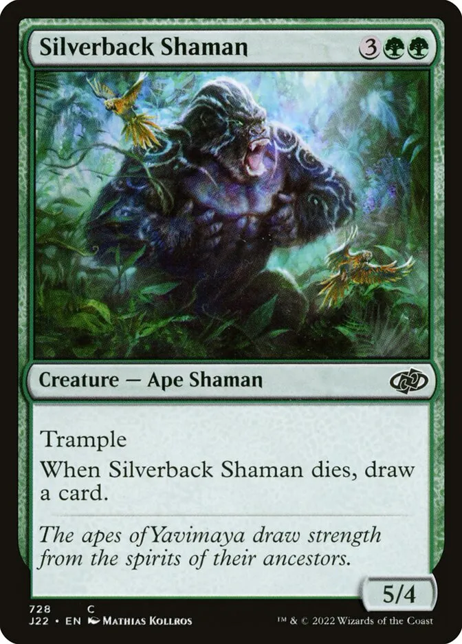 2022 Jumpstart 2022 Silverback Shaman common #728 common card image