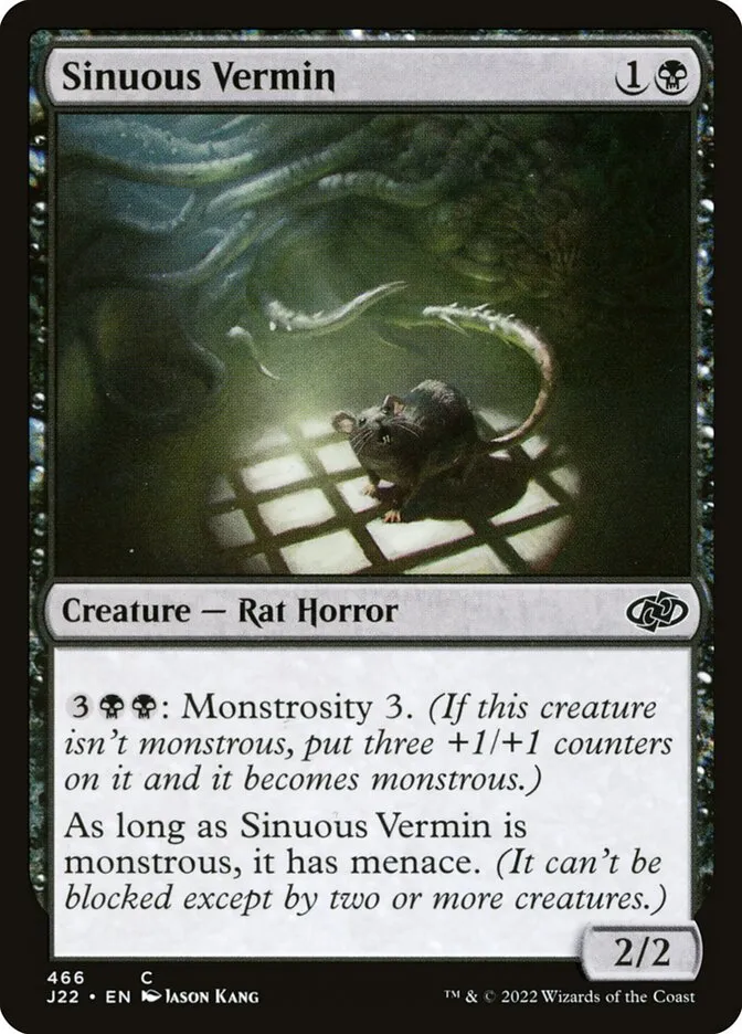 2022 Jumpstart 2022 Sinuous Vermin #466 common card image