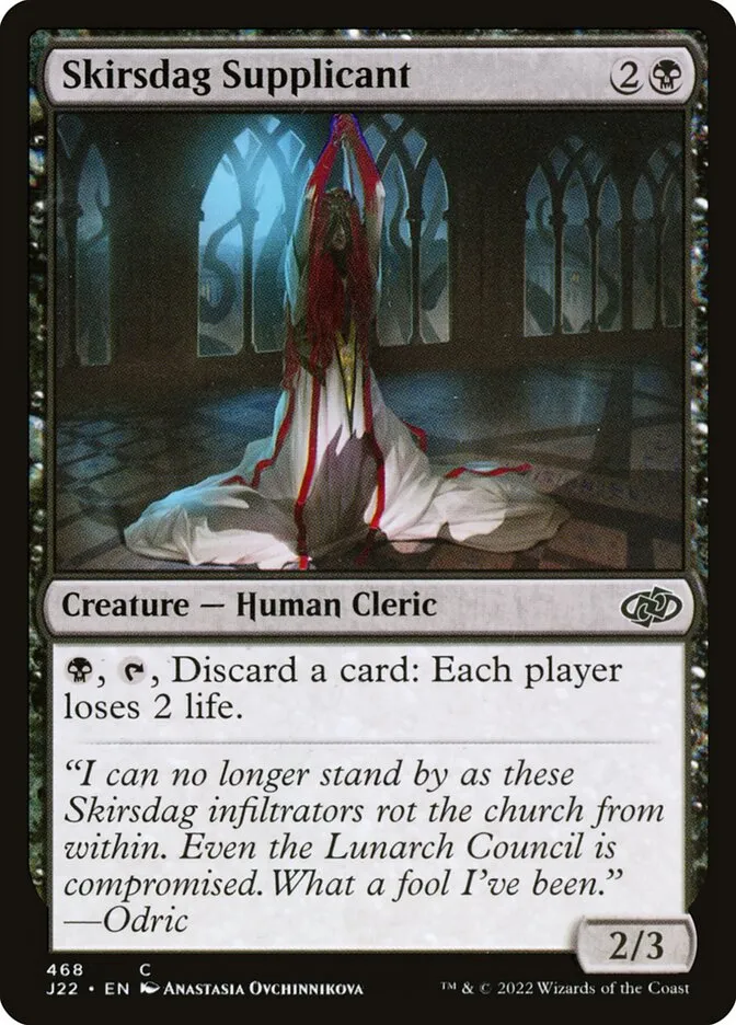 2022 Jumpstart 2022 Skirsdag Supplicant #468 common card image