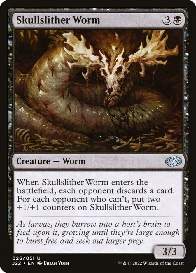 2022 Jumpstart 2022 Skullslither Worm #26 uncommon card image
