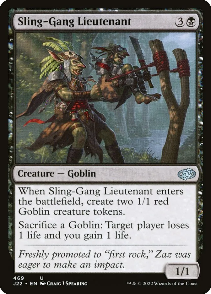 2022 Jumpstart 2022 Sling-Gang Lieutenant #469 uncommon card image