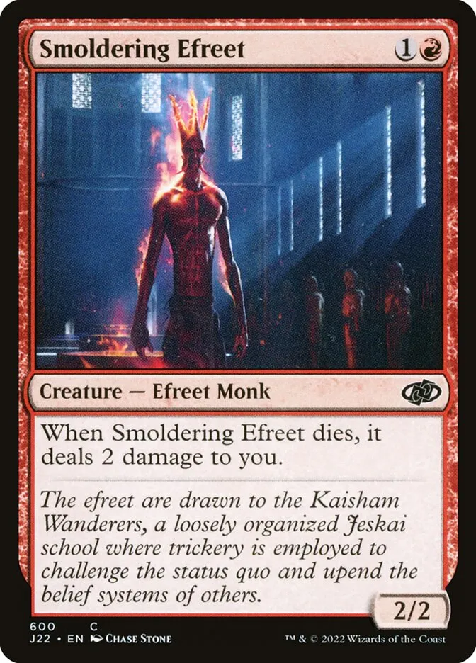 2022 Jumpstart 2022 Smoldering Efreet #600 common card image