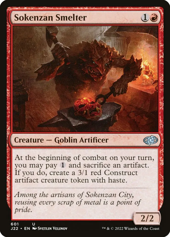 2022 Jumpstart 2022 Sokenzan Smelter #601 uncommon card image