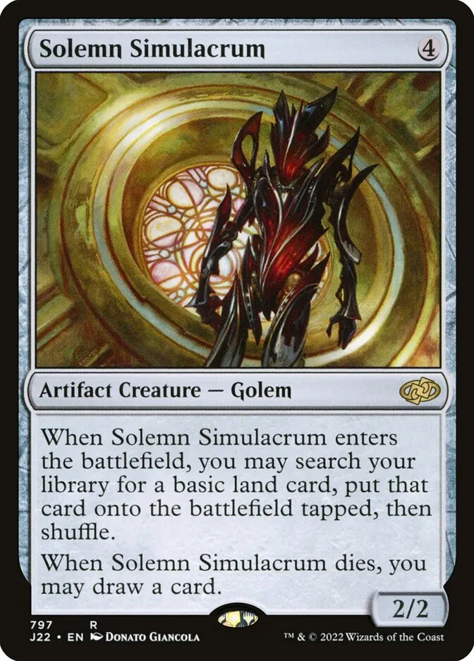 2022 Jumpstart 2022 Solemn Simulacrum #797 rare card image