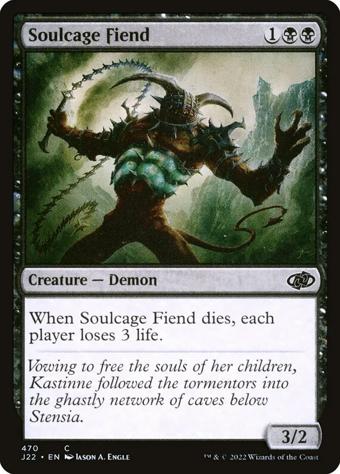 2022 Jumpstart 2022 Soulcage Fiend #470 common card image