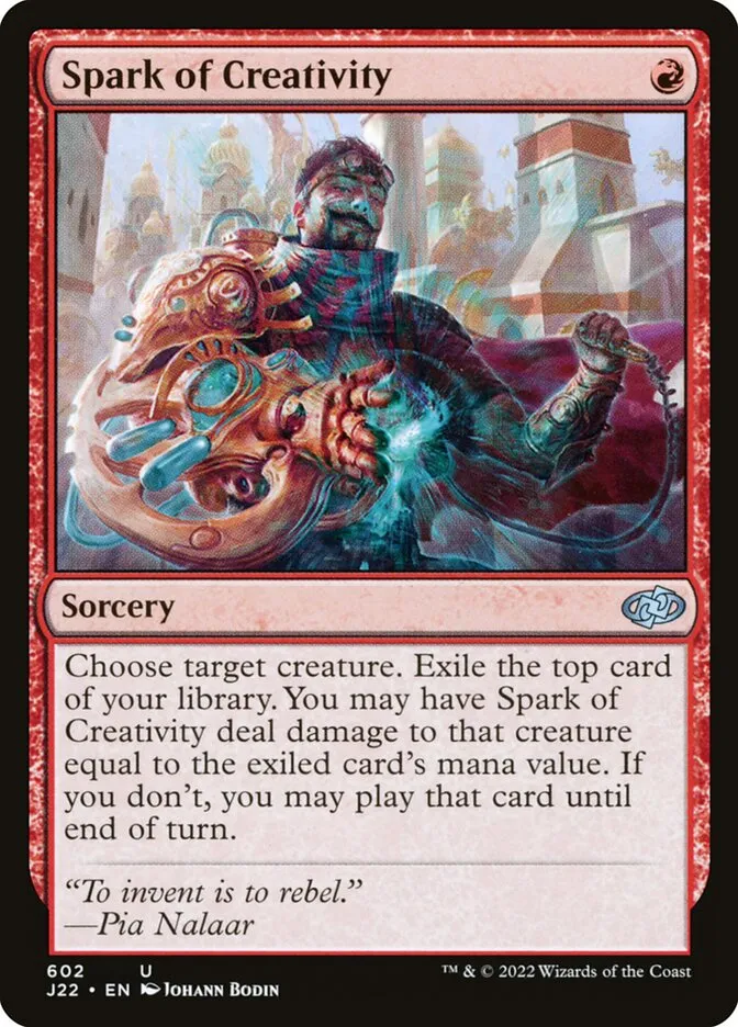 2022 Jumpstart 2022 Spark of Creativity #602 uncommon card image