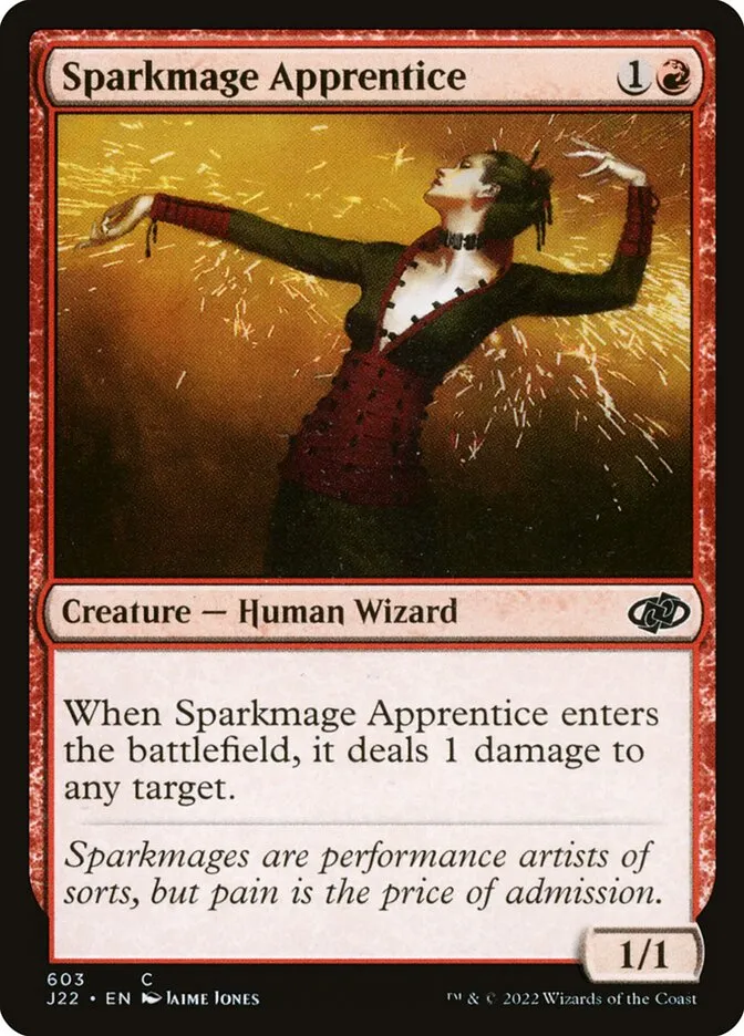 2022 Jumpstart 2022 Sparkmage Apprentice common #603 common card image