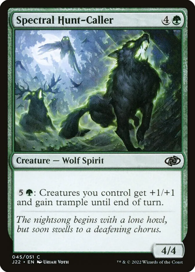 2022 Jumpstart 2022 Spectral Hunt-Caller #45 common card image