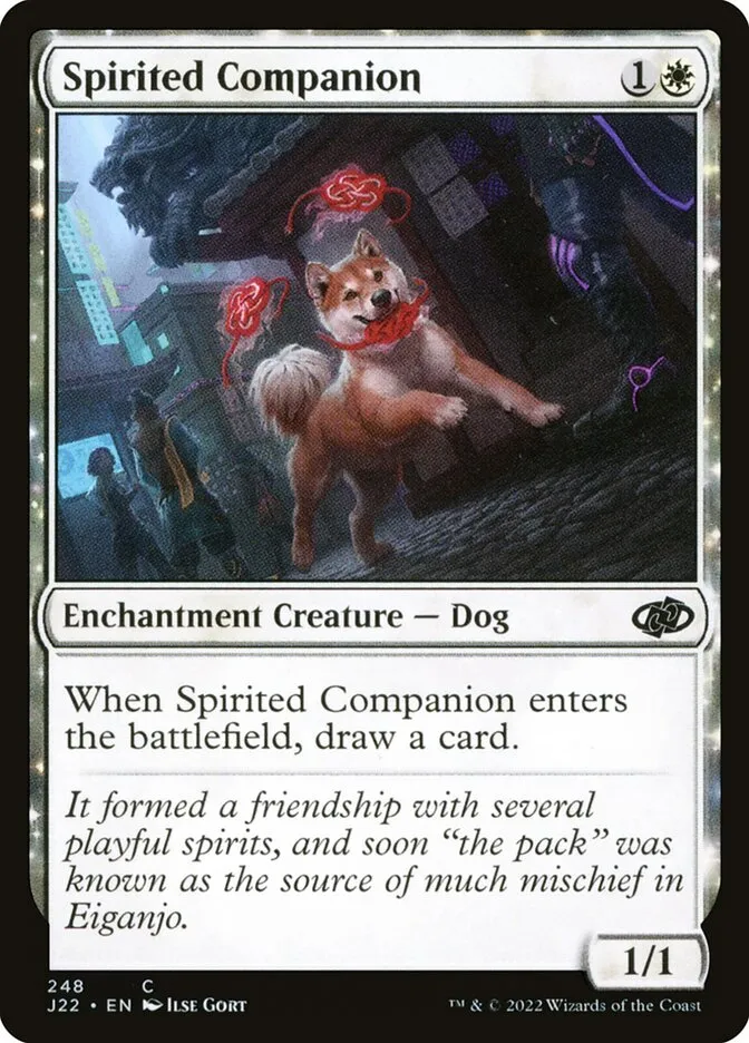 2022 Jumpstart 2022 Spirited Companion #248 common card image