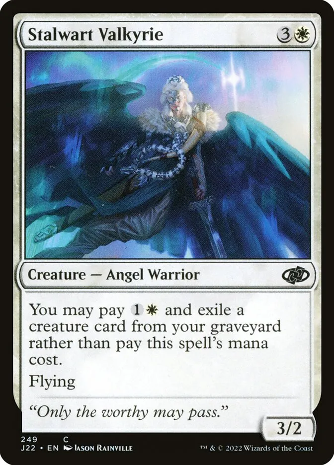 2022 Jumpstart 2022 Stalwart Valkyrie #249 common card image