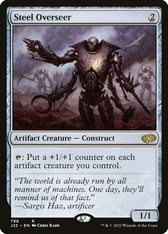 2022 Jumpstart 2022 Steel Overseer #798 rare card image