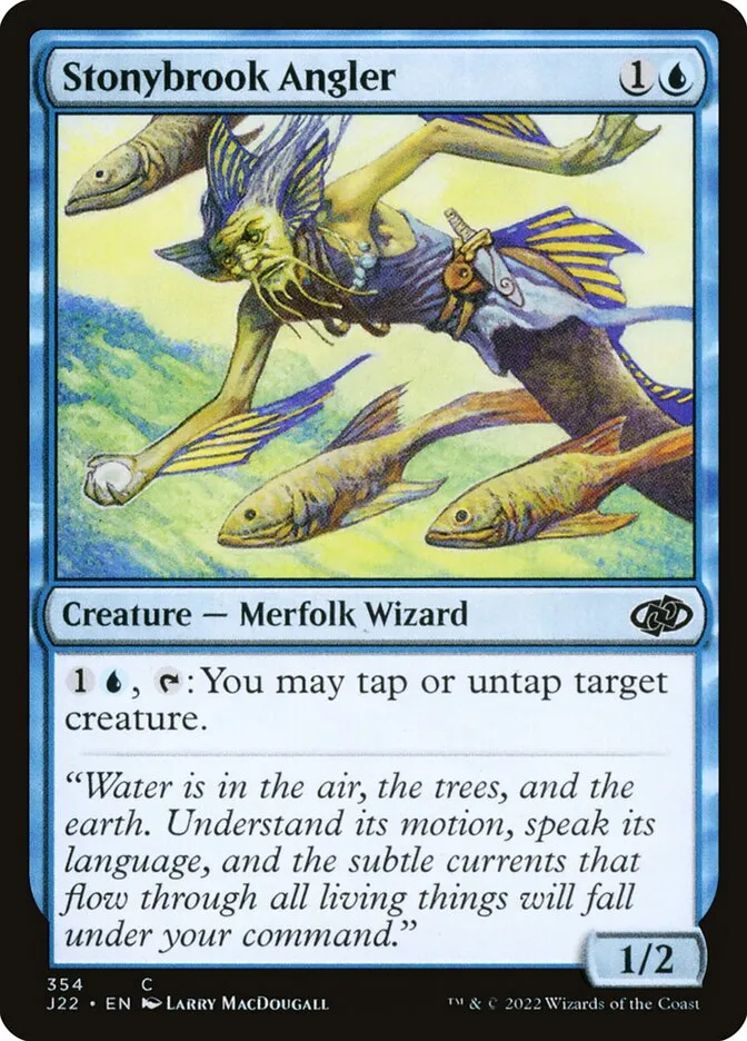 2022 Jumpstart 2022 Stonybrook Angler #354 common card image