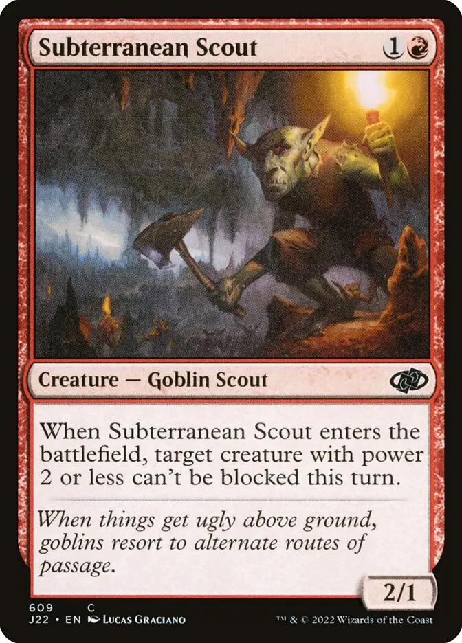 2022 Jumpstart 2022 Subterranean Scout #609 common card image